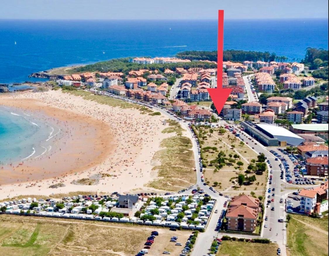 Apartamento El Arenal Playa De Ris Noja Exteriör bild
